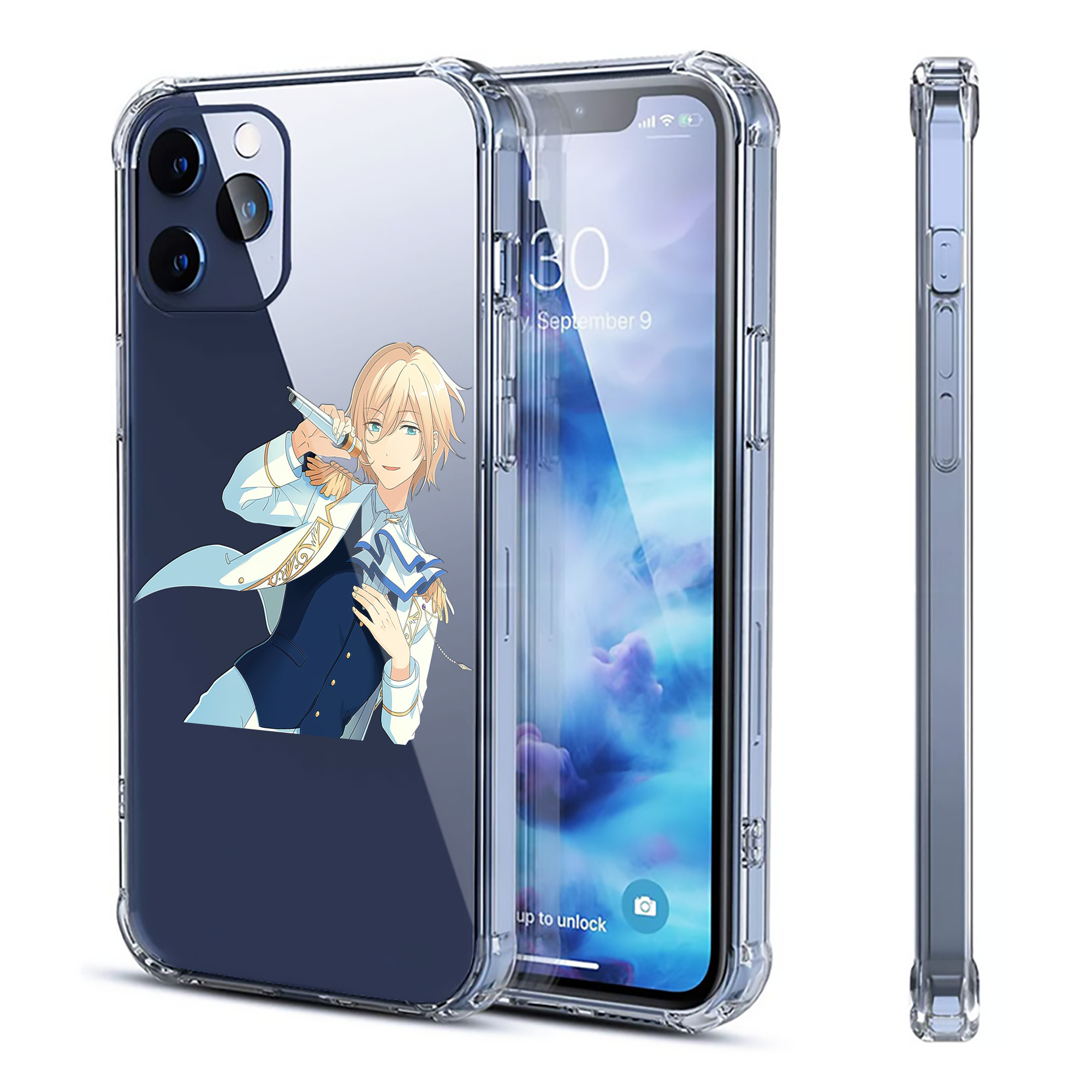 （画像用） あんさんぶるスターズ! Ensemble Stars 【iPhone 12シリーズ対応】透明スマホケース（クリアソフトケース）